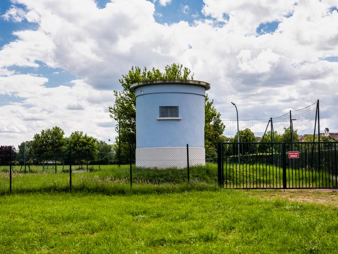 Le puits de captage du centre de collecte des eaux potable de la SCEA, à Mommenheim (Bas-Rhin), le 12 juin 2024. 