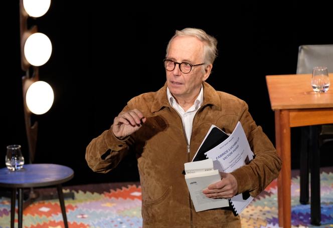 « Fabrice Luchini lit Victor Hugo », au Théâtre du petit Saint-Martin, à Paris, en décembre 2023.