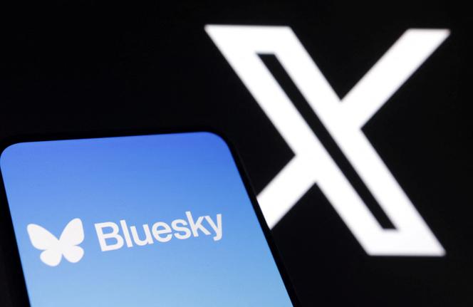 Le jeune réseau social Bluesky, lancé en 2023, compte désormais 24 millions d’abonnés. Parmi ceux-ci, des lassés de X, mais aussi des transfuges aux intentions douteuses. 