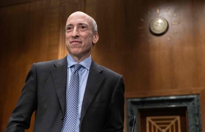 O presidente da American Securities and Exchange Commission (SEC), Gary Gensler, no Capitólio, 12 de setembro de 2023.