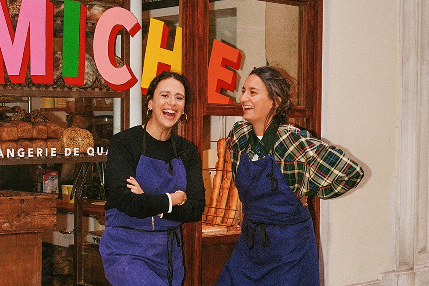 At Paris's Mamiche bakery, Cécile Khayat and Victoria Effantin bake with a joyful touch