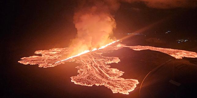 En Islande, nouvelle éruption du volcan Sundhnjukagigar, la ville de Grindavik évacuée