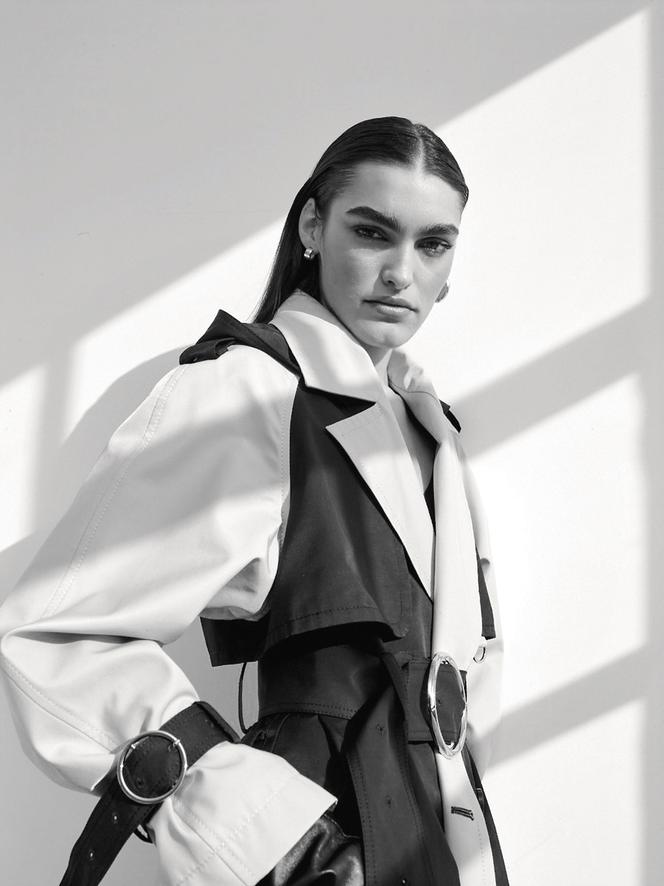 Trench-coat en coton et polyester recyclé de la New-Yorkaise Chelsea Claridge (Caalo).