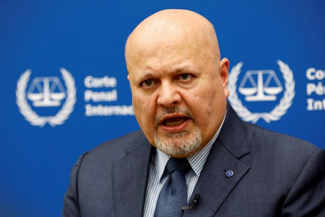 Le procureur de la Cour pénale internationale Karim Khan parle lors d’une interview avec Reuters à La Haye, aux Pays-Bas, le 12 février 2024.