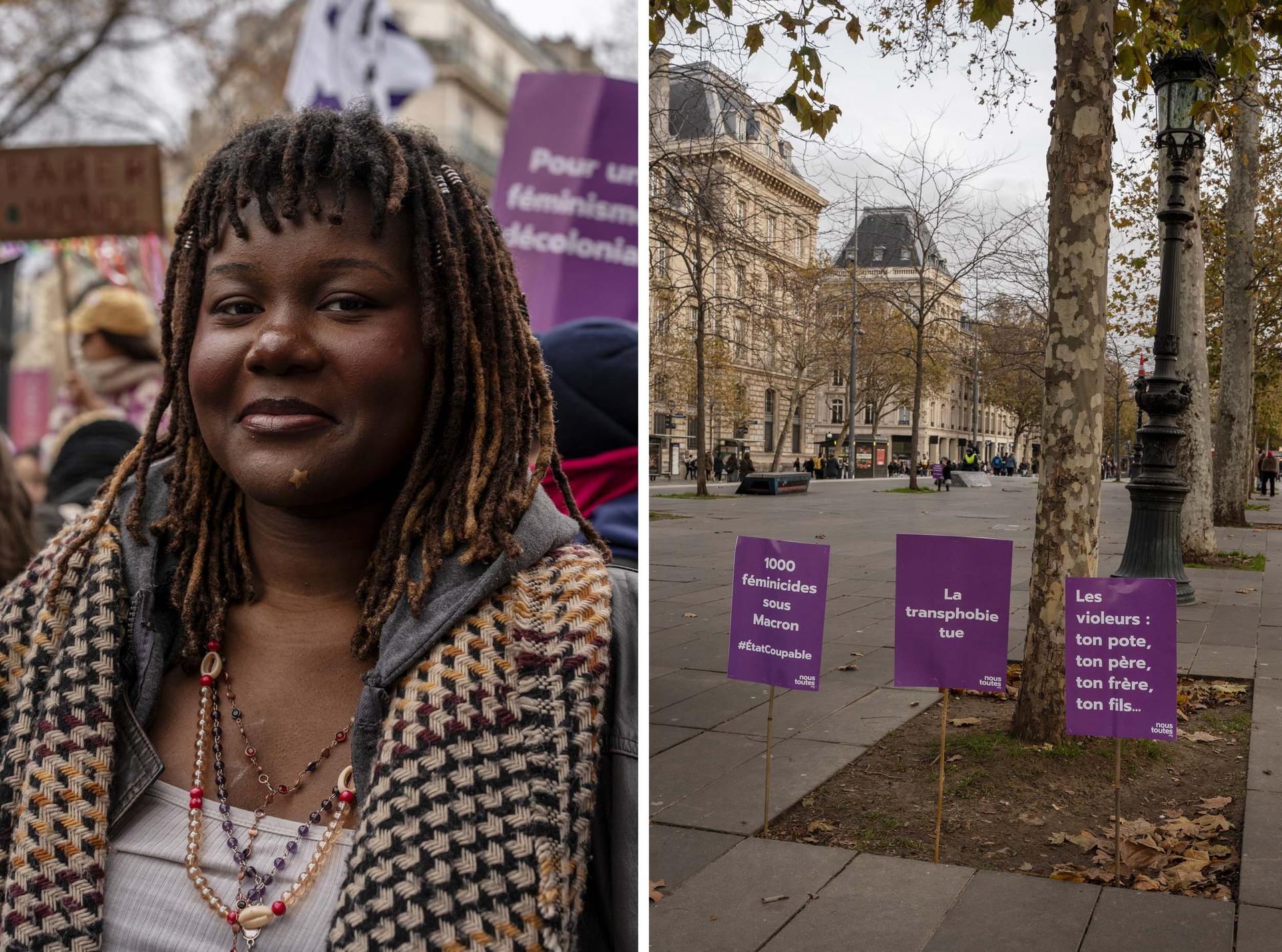 Katoucha Dogbo, 17, high school student: "I don't feel as safe as I used to. To think that even in a wedding it can happen, and that people around us, even neighbors, do it, it's worrying!"