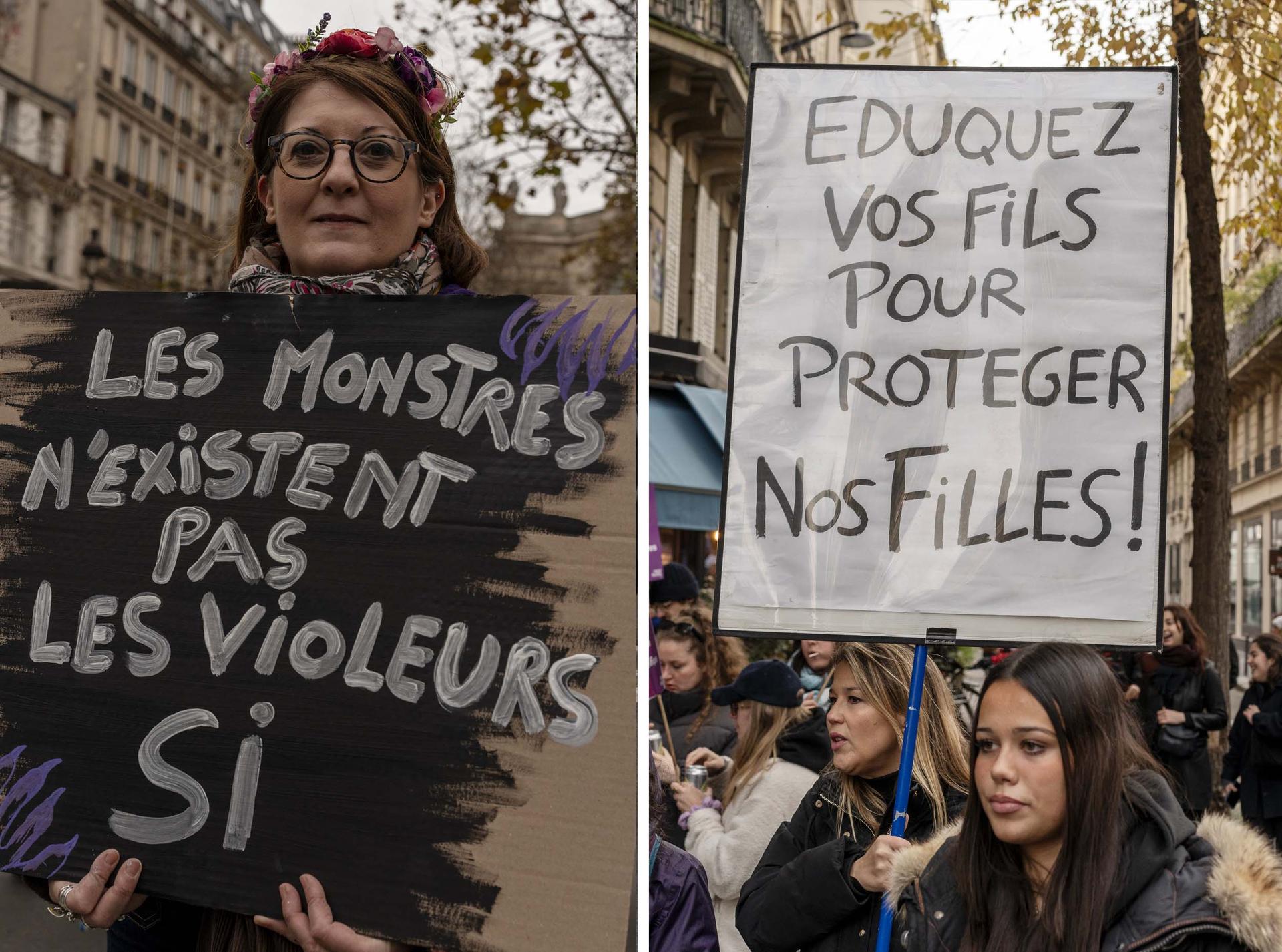 Cécile Palliser, 52, art teacher: "What's changing is that people realize we're in a world of rape and incest culture. One child in ten is a victim of incest every year, one every three minutes. Statistically, three of my pupils in every class are likely to experience this kind of violence, and it moves me. We'd like to see the laws change."