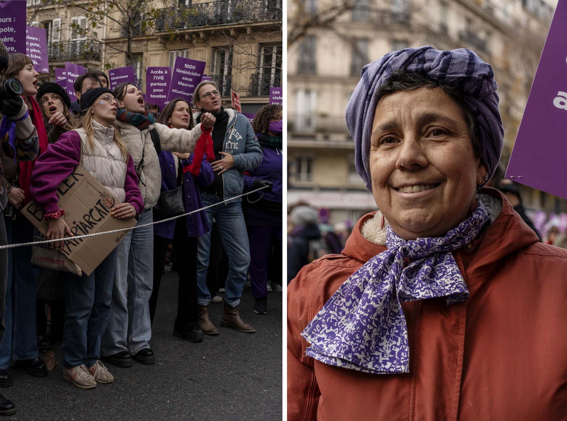 Beatriz Petkoff, 64, sophrologist: "I was very happy that we could talk about these subjects and that it was becoming public, that people were becoming aware of what chemical submission is. That we need to educate men and make them aware that it also comes from them. We also need to make them aware that it's up to the woman to give her consent: we're nobody's property."