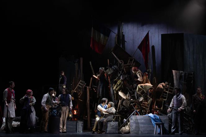 Répétition des « Misérables », au Théâtre du Châtelet, à Paris, le 17 novembre 2024.