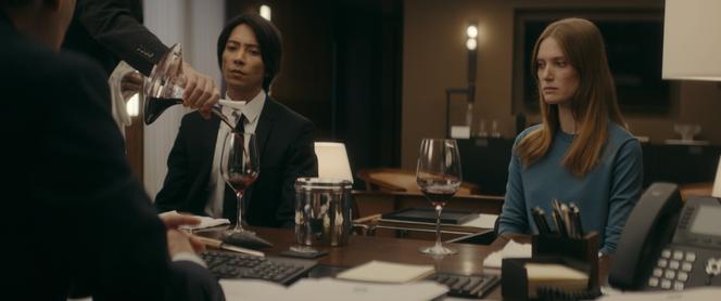 Tomohisa Yamashita et Fleur Geffrier dans « Les Gouttes de Dieu ».
