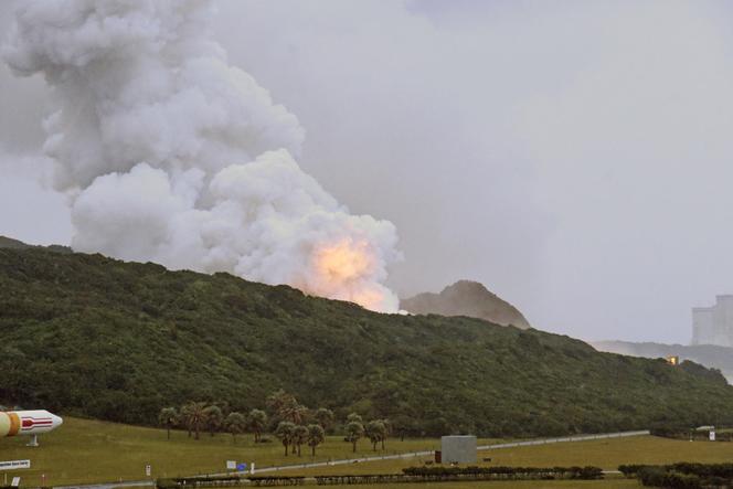 Incendie au centre spatial de Tanegashima (Japon), le 26 novembre 2024.