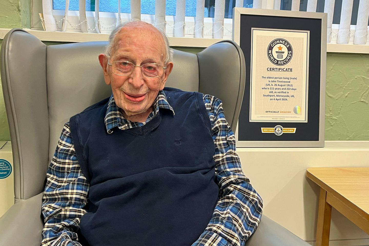 The world's oldest man has died in England at 112