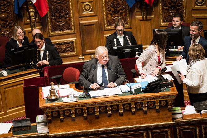 Le président du Sénat, Gérard Larcher, au Sénat, le 6 novembre 2024.