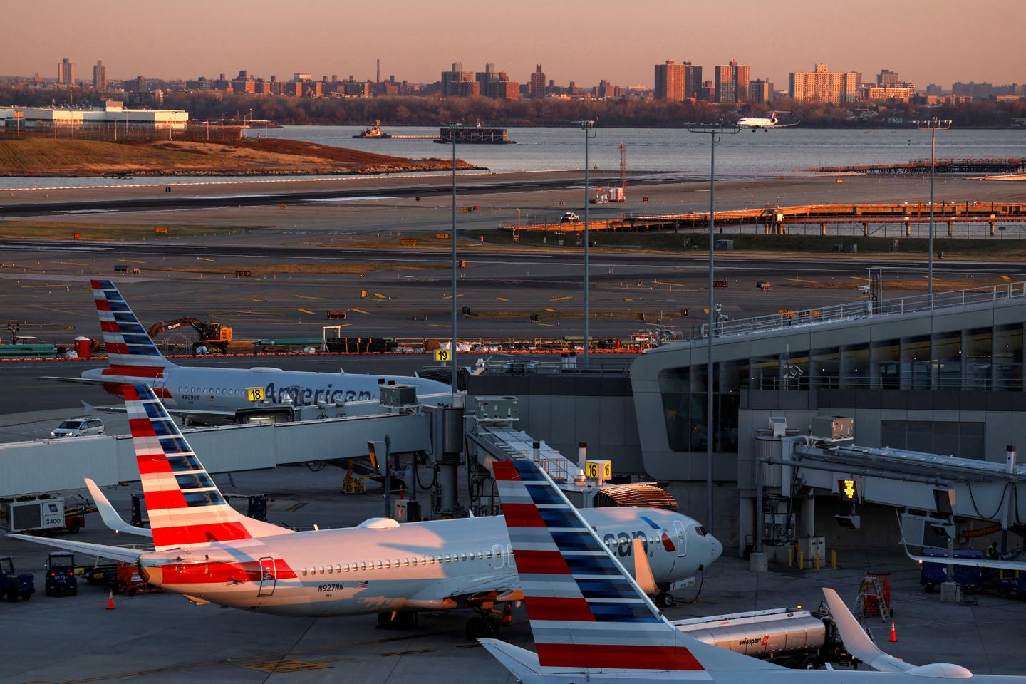 Bird strike disables a jetliner engine and forces an emergency landing at New York City's JFK airport