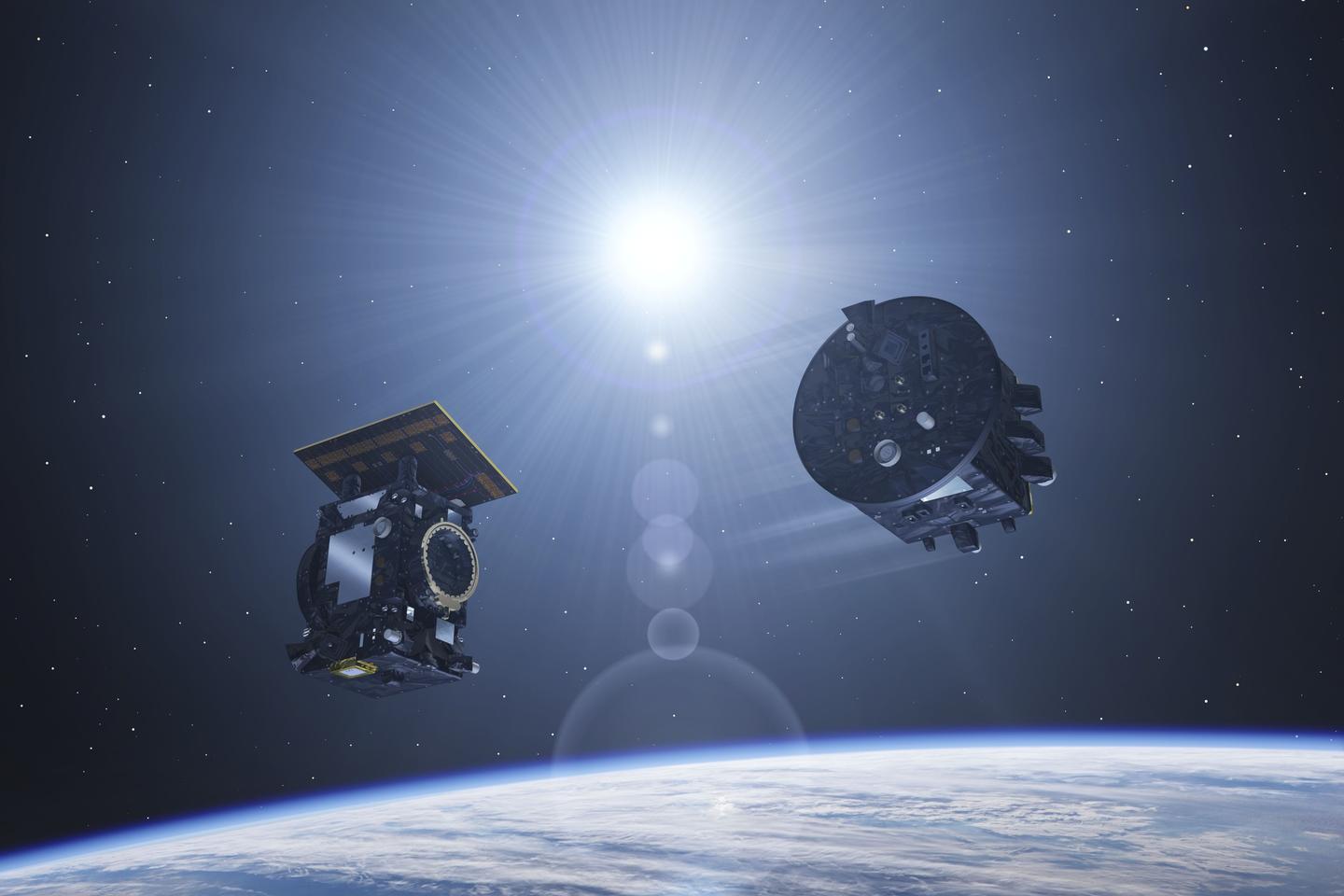Proba-3, a satellite duo that will simulate an eclipse of the sun