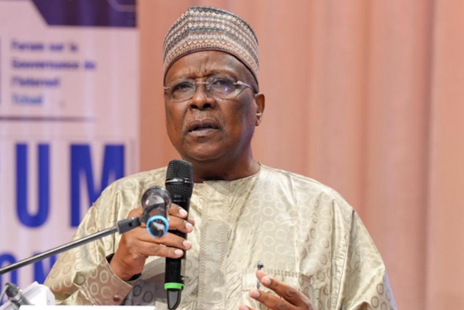 Abderamane Koulamallah, ministre tchadien des Affaires étrangères, en août 2024.