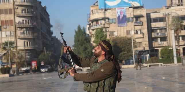 Syrian rebels take control of most of Aleppo, as Russian air strikes reported