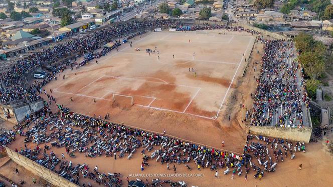 Le stade de N'Zérékoré, Guinée.