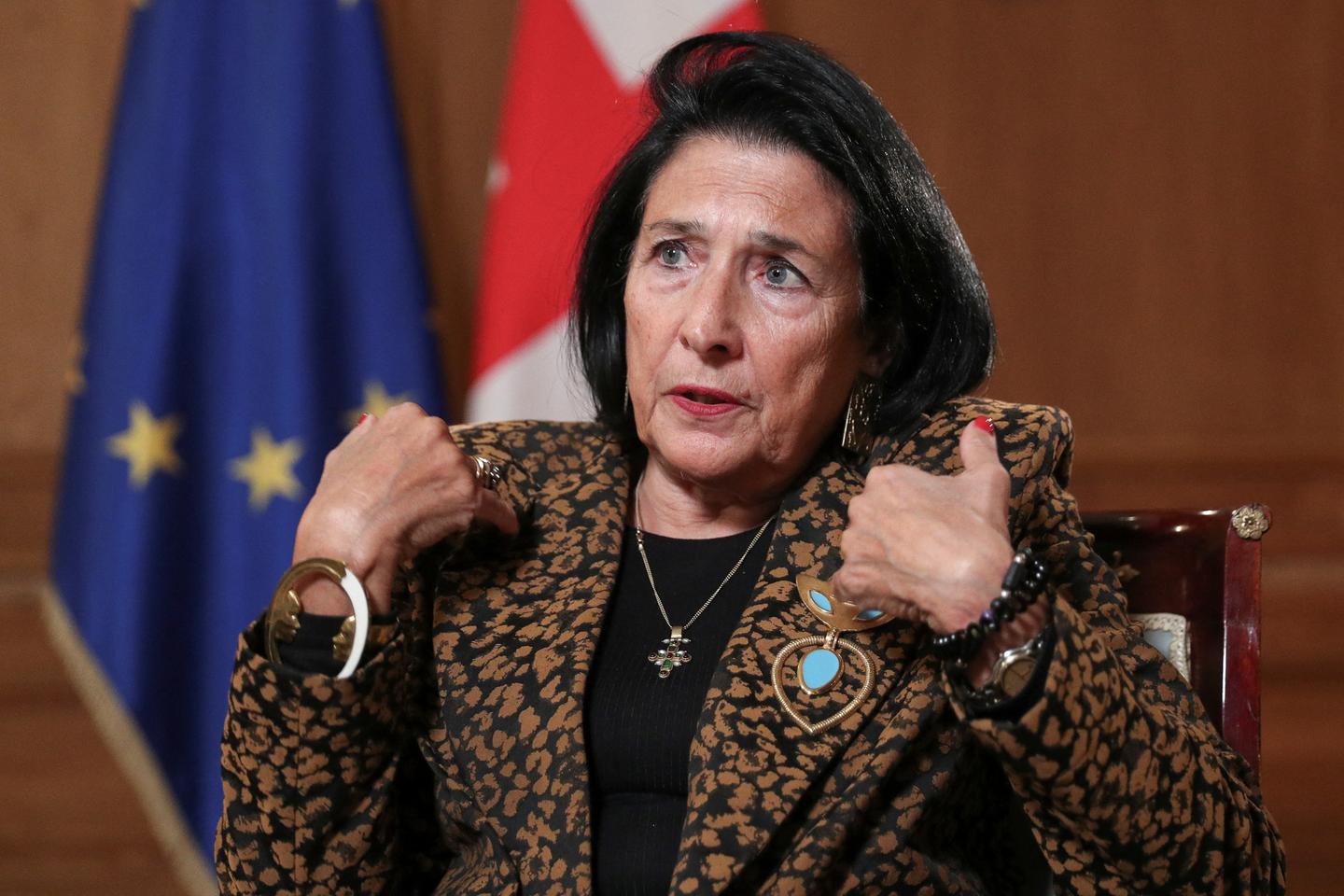 Georgian President Salomé Zourabichvili: 'This is a vital moment for the country, and I hope the outcome will not be tragic'