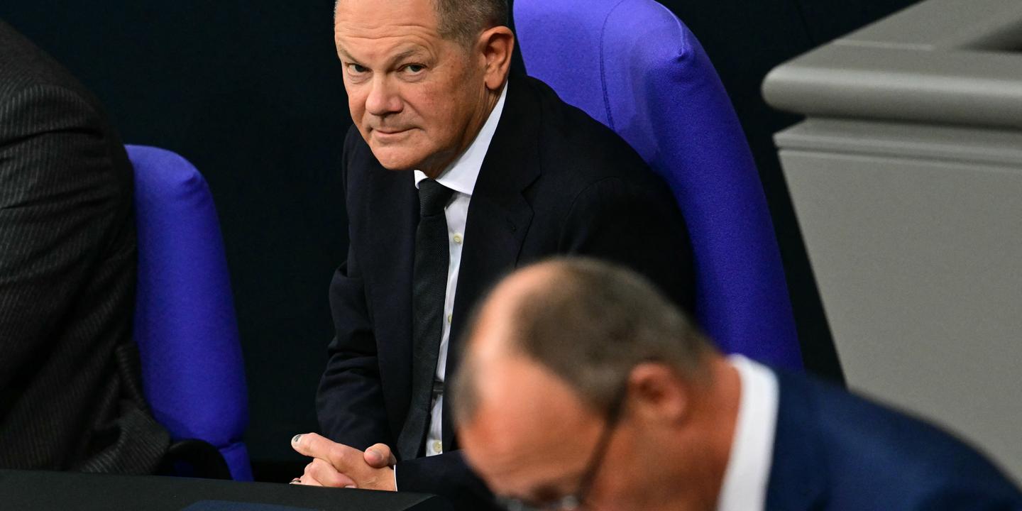 In Germany, Chancellor Scholz and his conservative rival Friedrich Merz  clash over military aid to Ukraine