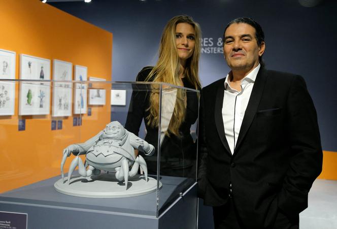 Diane et Jean-Jacques Launier, lors de l'inauguration de l'exposition 