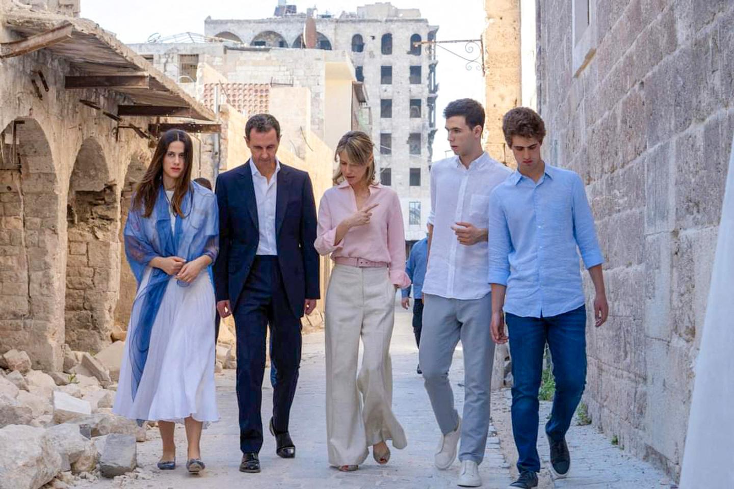 Assad and his family are in Moscow, Russian state media report