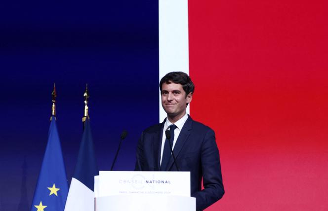 Gabriel Attal à Paris, le 8 décembre 2024.