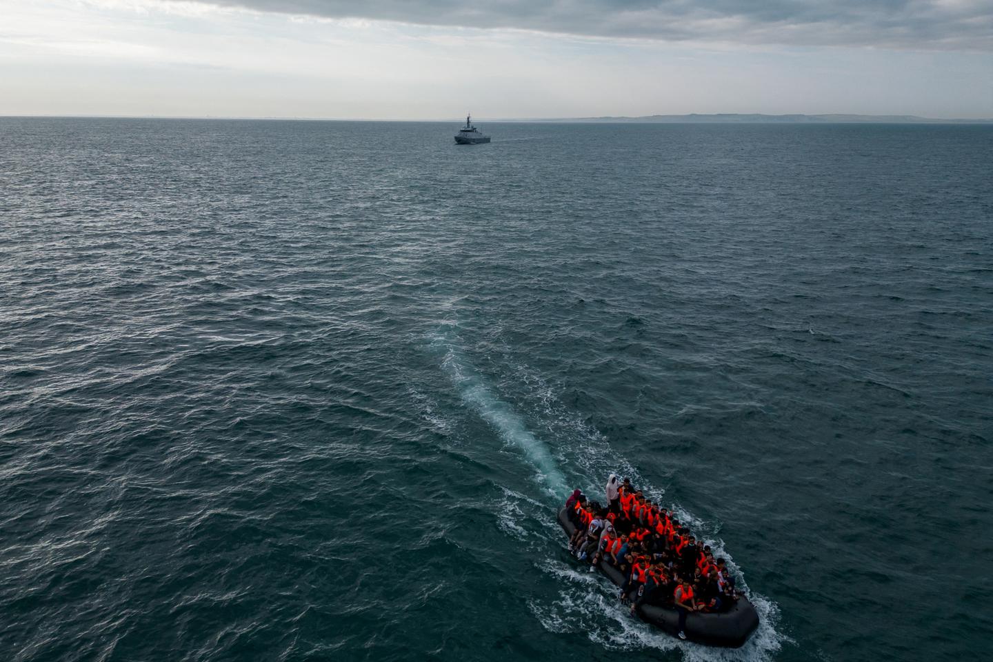 Over a hundred migrants in distress rescued trying to cross English Channel
