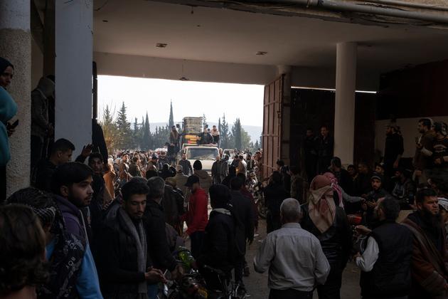 Thousands of people have entered Saidnaya prison in the hope of being reunited with their loved ones. Saidnaya, Syria, December 9, 2024.