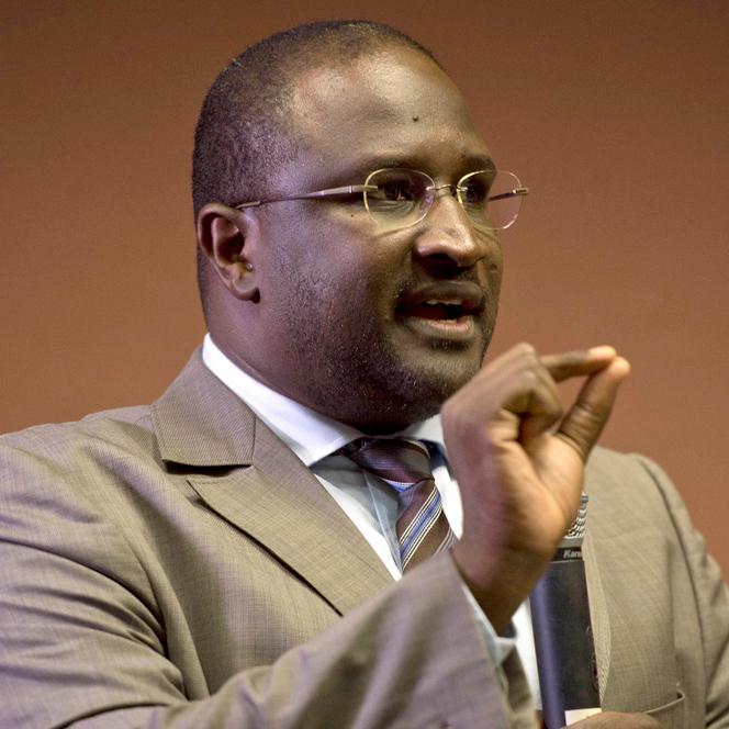 Le virologue Amadou Sall, directeur de l’Institut Pasteur de Dakar, à Sao Paulo, au Brésil, en janvier 2016.
