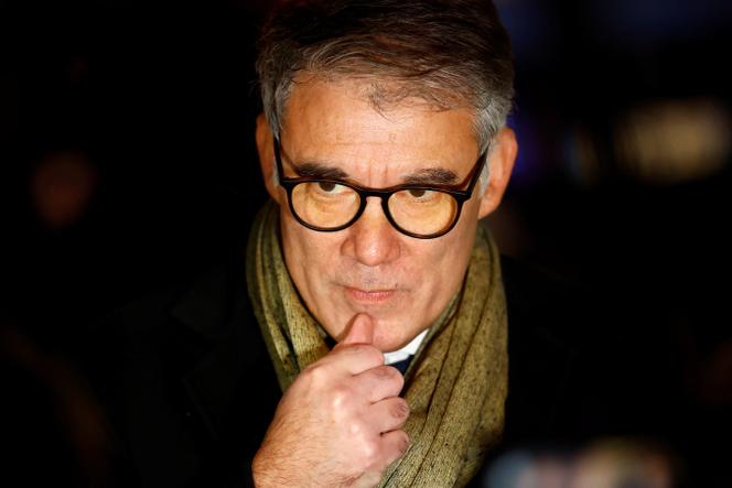 Olivier Faure, first secretary of the Socialist Party, after consultations aimed at appointing a new prime minister, at the Elysée Palace, in Paris, December 10, 2024.