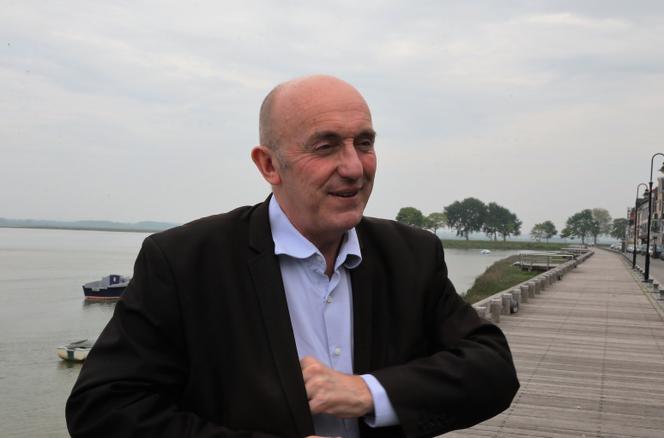 Stéphane Haussoulier em Saint-Valéry-sur-Somme, 9 de maio de 2020.
