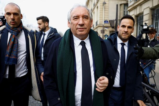 Newly appointed Prime Minister Francois Bayrou walks in Paris, France, December 13, 2024.