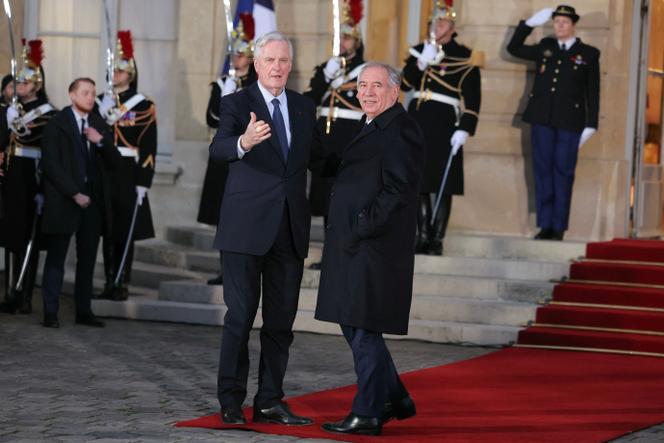 Macron appoints centrist ally François Bayrou as France's fourth prime minister in 2024 2 - WTX News Breaking News, fashion & Culture from around the World - Daily News Briefings -Finance, Business, Politics & Sports News The outgoing prime minister, Michel Barnier (left), greets his successor François Bayrou for the handover ceremony at the Hôtel de Matignon in Paris on December 13, 2024.