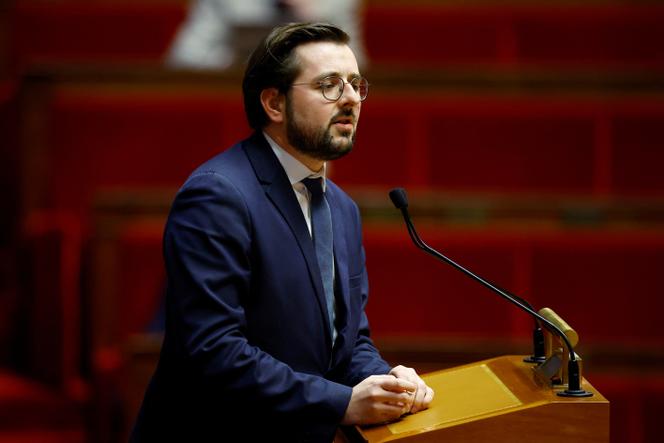 Le député Philippe Brun (Eure, PS), à l’Assemblée nationale à Paris, le 16 décembre 2024.