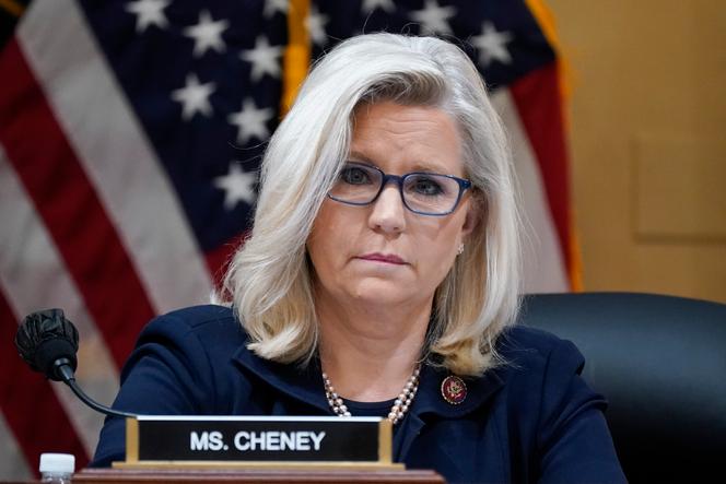 Liz Cheney, 28 de junho de 2022 em Washington, durante uma audiência sobre o ataque ao Capitólio. 