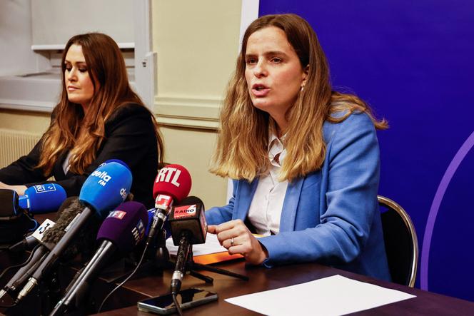 Charlotte Huet, promotora de Dunquerque, durante sua coletiva de imprensa, terça-feira, 17 de dezembro de 2024.  