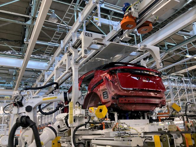 Fábrica de montagem de veículos Nissan, em Kawachi-gun (Japão), em outubro de 2021.