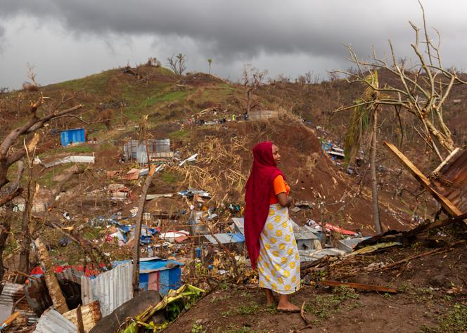 Kawéni shantytown, Mayotte, December 19, 2024.