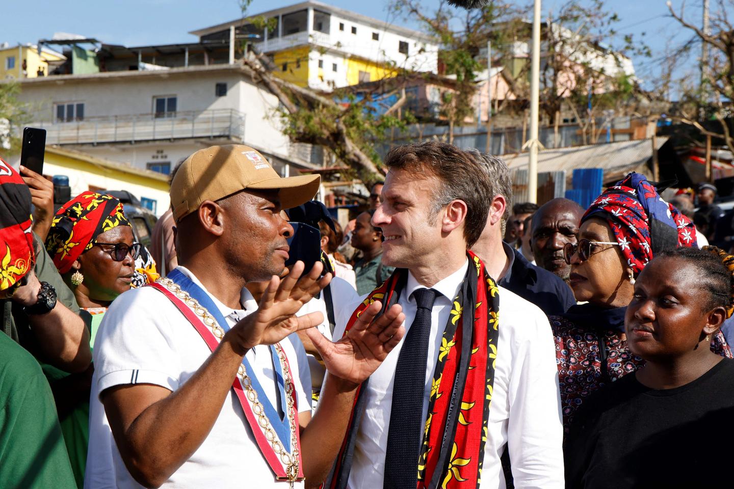 Macron faces anger of Mayotte's disaster victims