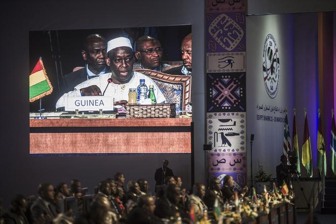 L’ancien ministre guinéen de la défense Mohamed Diané lors d’un sommet à Charm El-Cheikh, en Egypte, en mars 2016.