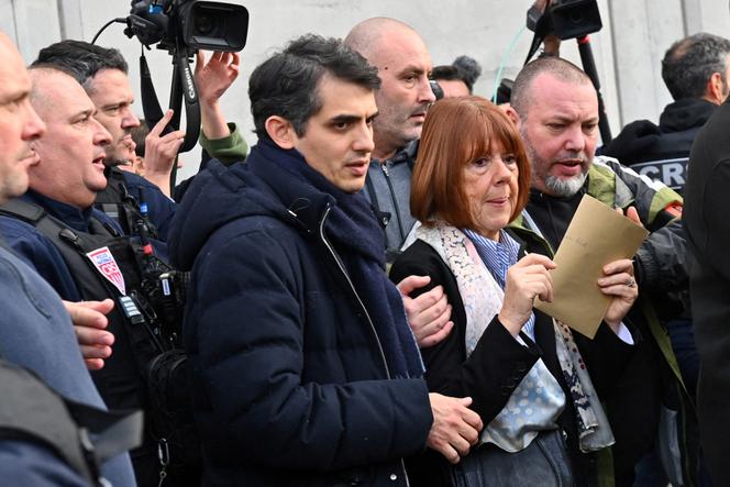 Gisèle Pelicot leaves the courthouse with her lawyer Stéphane Babonneau after the verdict in the trial for Dominique Pelicot and 50 co-accused, in Avignon, France, December 19, 2024. 