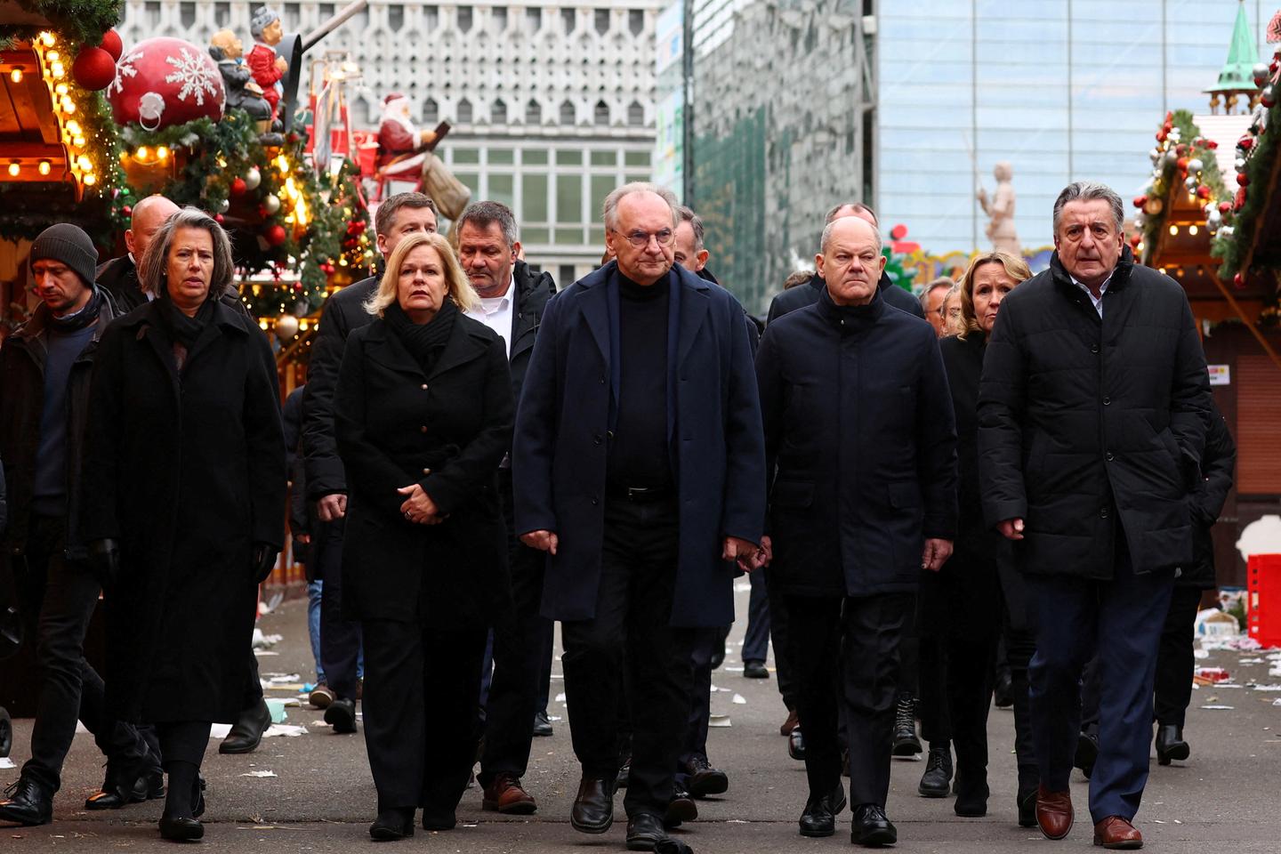 German Christmas market attack: Scholz visits site of deadly attack