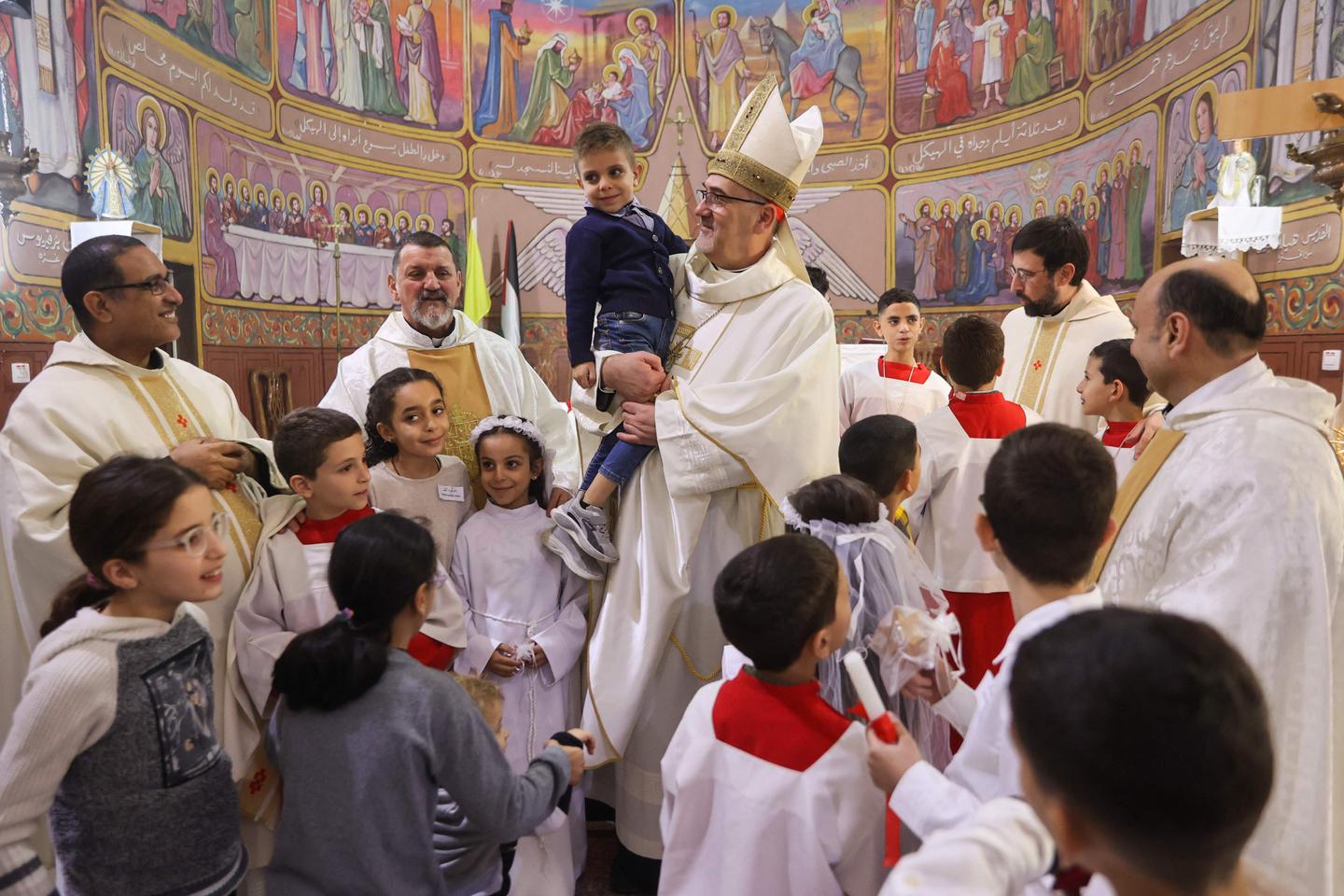 Gaza's 500 Christians celebrate second Christmas under bombs