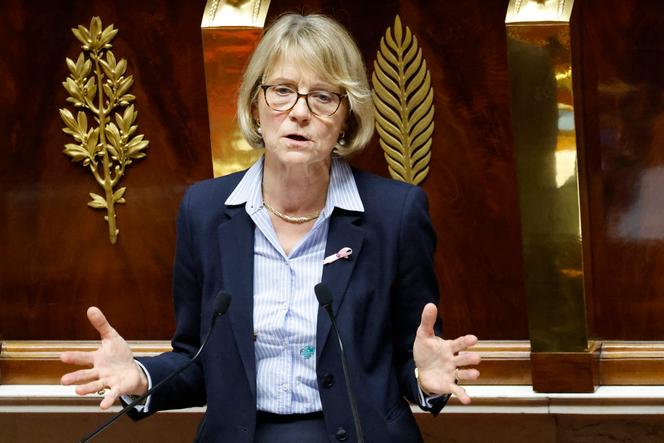 La députée de la Droite républicaine Véronique Louwagie, à l’Assemblée nationale à Paris, le 21 octobre 2024. 