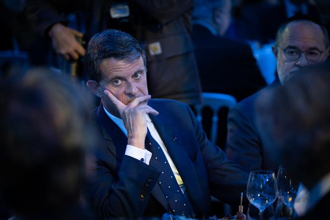 Manuel Valls at the Representative Council of French Jewish Institutions dinner, Paris, May 6, 2024.