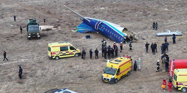 Azerbaijani jet crashes in Kazakhstan leaving 32 survivors