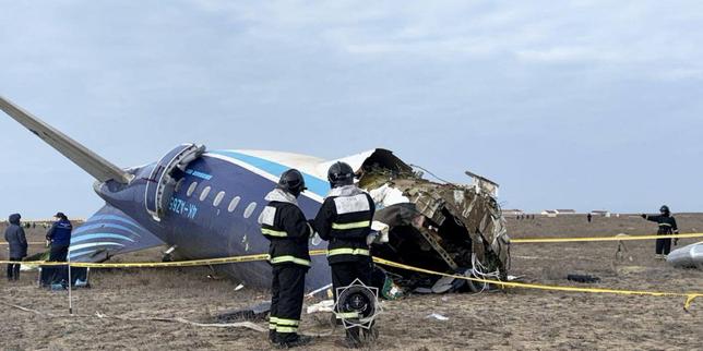 Airline says Azerbaijan plane crashed due to 'external interference'