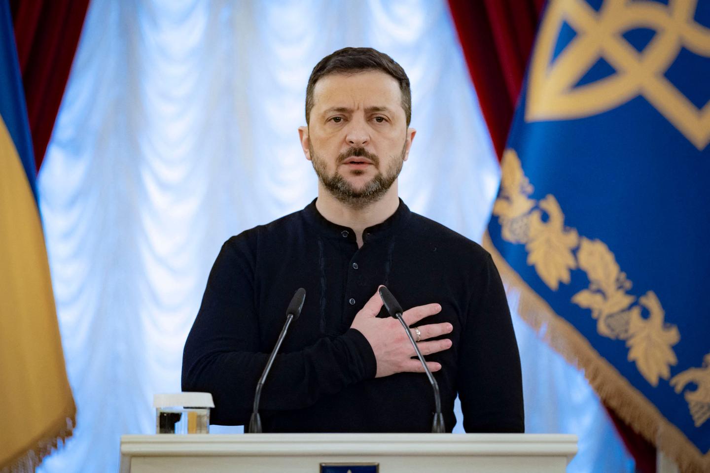 Ukraine must fight in 2025 on 'battlefield' and 'negotiating table', Zelensky says