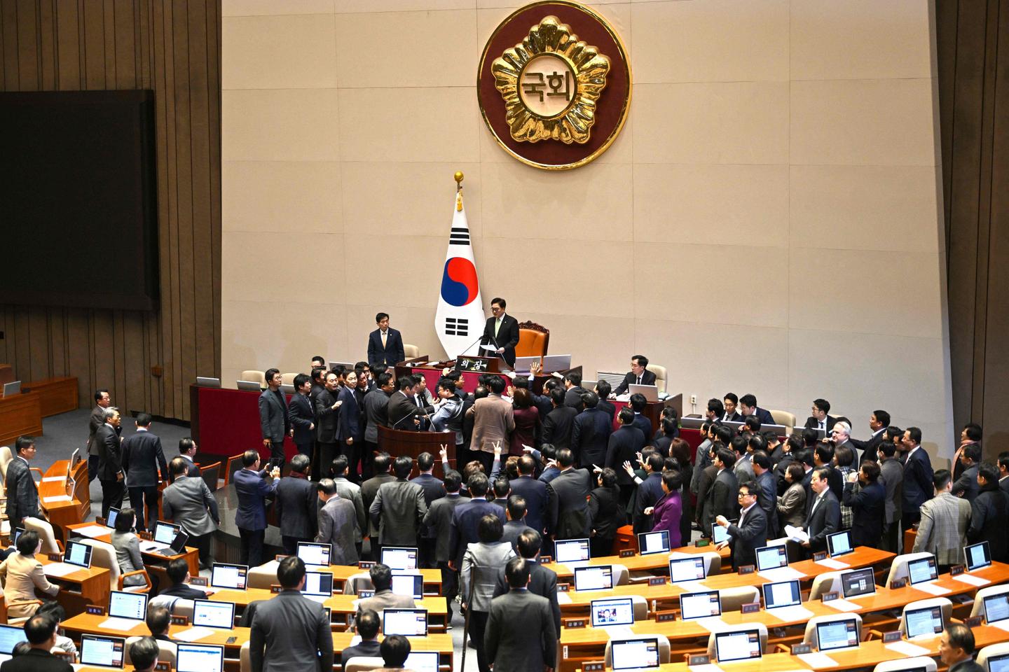 South Korea​n Lawmakers impeach ​acting leader Han Duck-soo