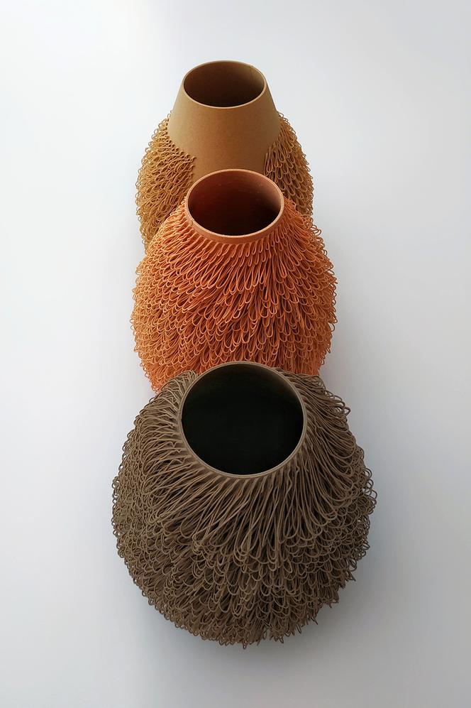 Les vases poilus de Bold Design.